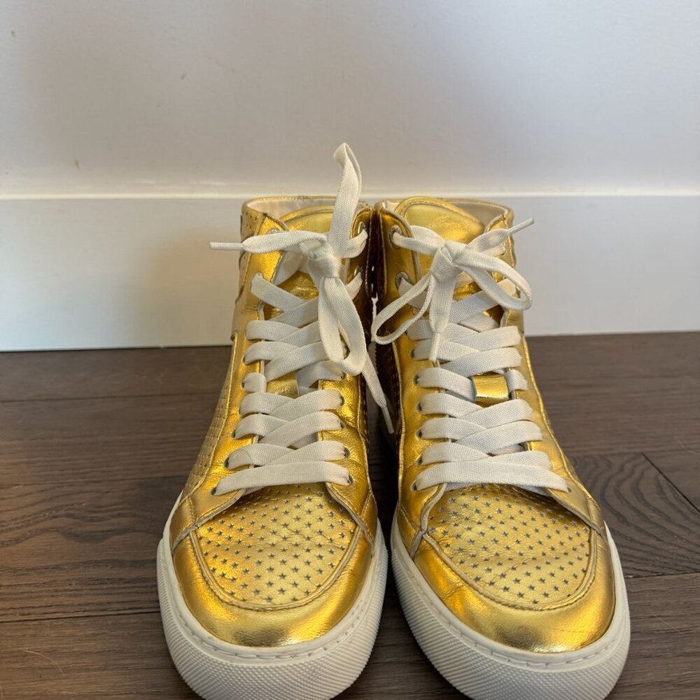 Zadig&Voltaire - High Flash Vintage Metal Sneakers - Picture 7 of 8